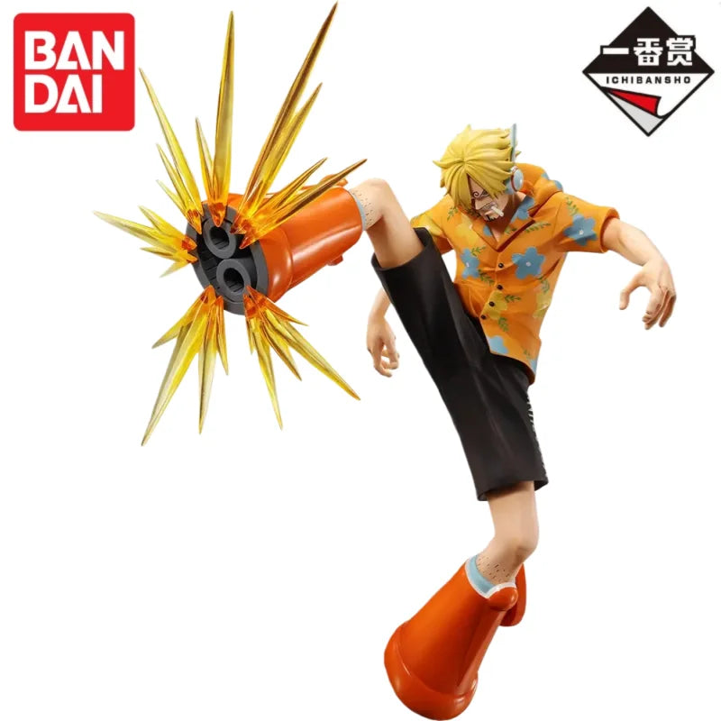 Special OfferIn Stock Original Bandai Ichiban Kuji One Piece Monkey D Luffy Roronoa Zoro Sanji Ethanbaron Bartholemew Kuma Figur