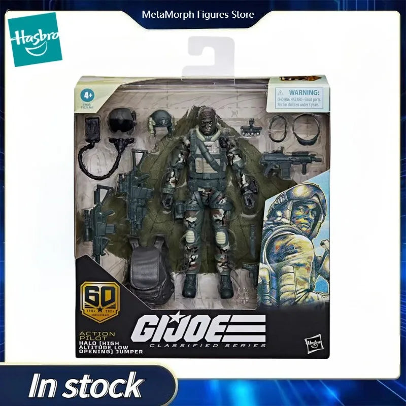 Original Hasbro G.I. Joe Classified Series Anniversary Action Pilot Jumper Action Figure Collection Toys Ornaments