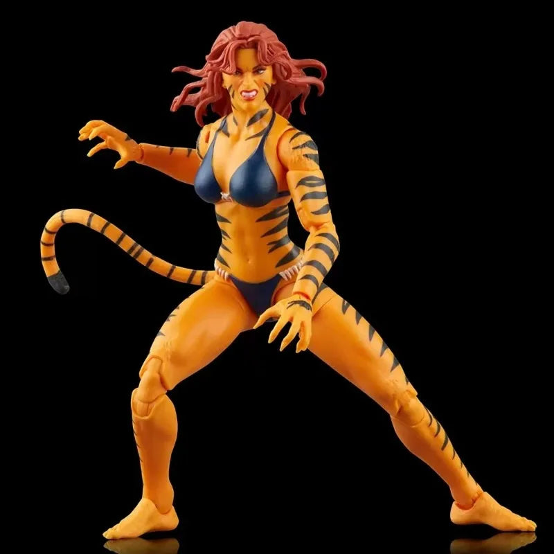 Original Hasbro Marvel Legends Series The West Coast Avengers (Ironman Tigra Spider-Woman Mockingbird Hank Pym) Anime Fiqure Toy