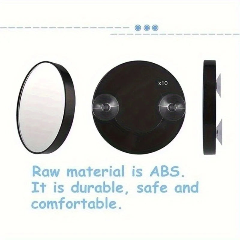 Magnifying Mirror with Suction Cups - 5X/10X/15X Magnification for Perfect Makeup Application