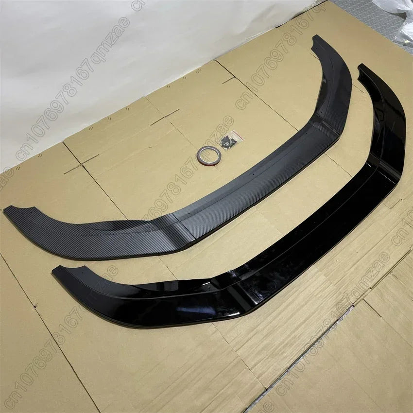 For Volkswagen Golf 6 MK6 R R20 2008-2013 Maxton Style Front Bumper Splitter Lip Diffuser Body Kit Spoiler Guard Gloss Black