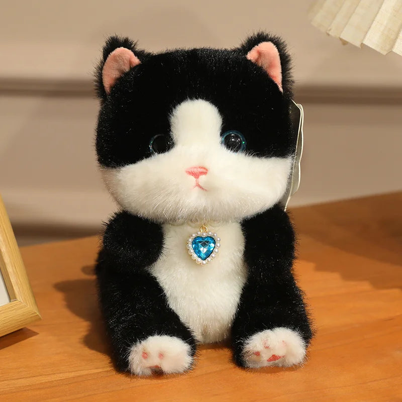 Super Cute Mini Chef Kitten Plush Toys Delicate Handmade Cartoon Pastry Chef Cat Doll Funny Keychain Bags Decro Toys Nice Gift