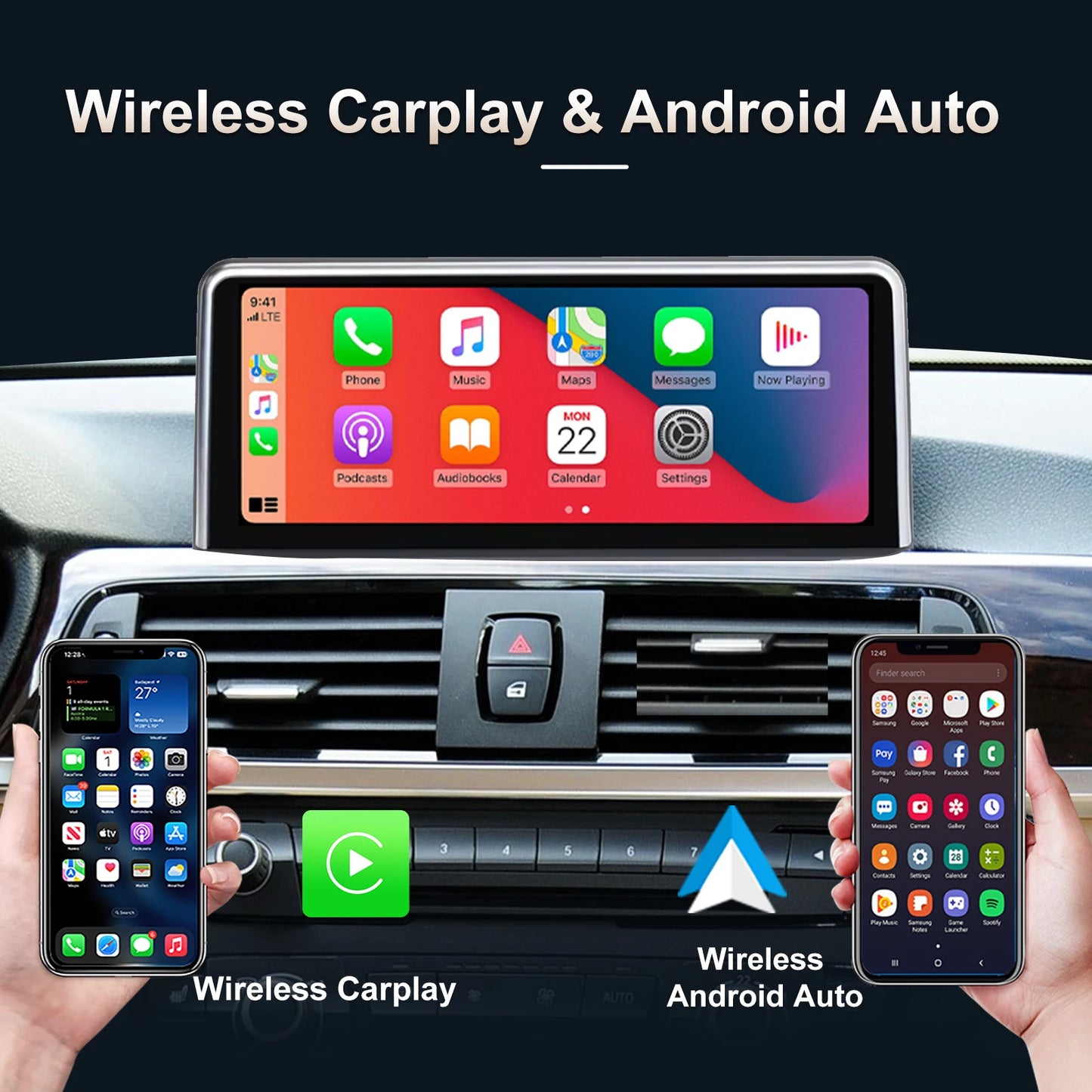 Carplay Android car radio for BMW 3 Series F30/F31/F34 4 Series F32/F33/F36 NBT System Car Multimedia Player 8Core/4G/GPS