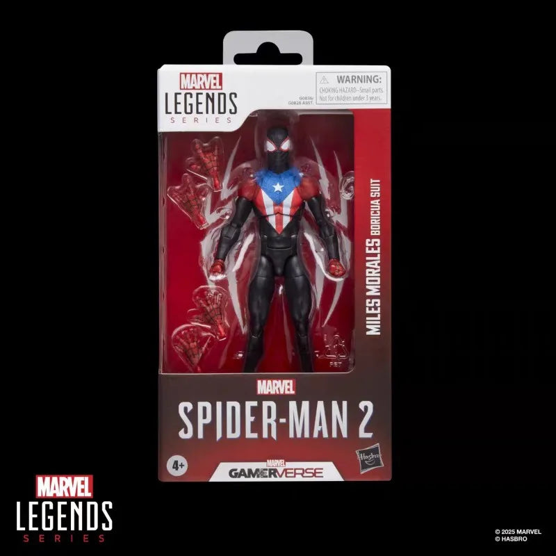 Original Hasbro Marvel Legends Series Spider-Man 2 Peter Parker MILES MORALES BORICUA SUIT Action Figure Collection Ornament Toy