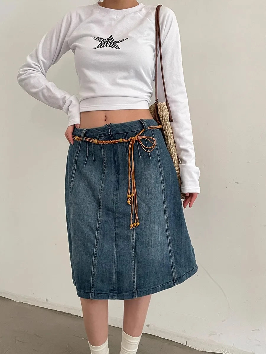Ethnic Style Braided Waist Rope Slim Personality Tassel Hemp Rope Beaded Belt Ins Style Multi-Functional New
