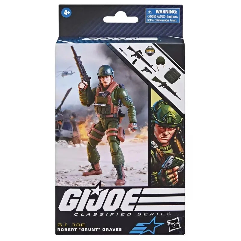 Original Hasbro G.I. Joe Classified Series Robert Grunt Graves Action Toy Figure Model Collection