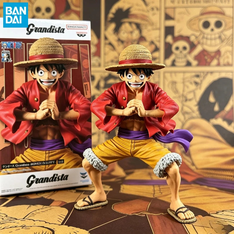 【IN STOCK】Original Banpresto Grandista One Piece Monkey D Luffy 30cm Action Figure PVC Collectible Model Toy Gift