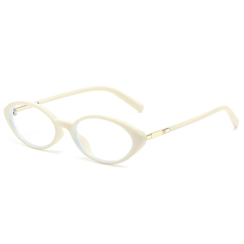 JNPCXI Fashion Small Cat Eye Women Sunglasses Shades Clear Lens Frame Men Punk Leopard Green Oval Sun Glasses UV400