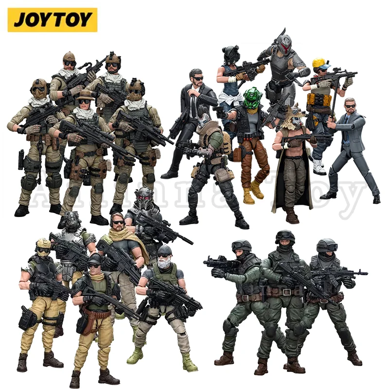 JOYTOY 1/18 3.75 Action Figures Military Armed Force Series Female Gunner Model