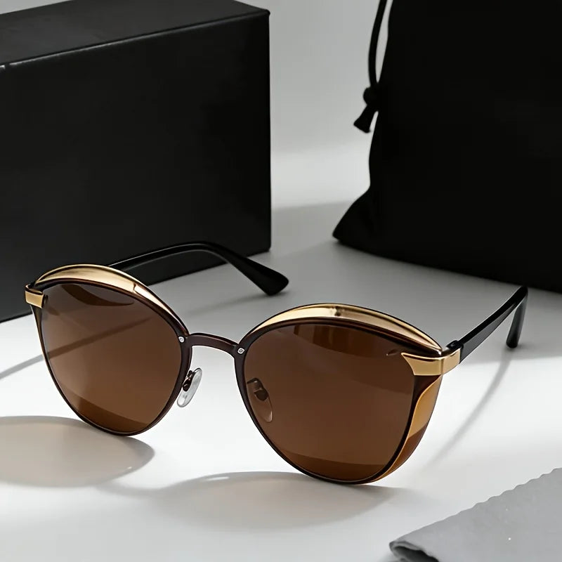 Classic Retro Butterfly Sunglasses with A Unisex Metal Frame Suitable for Driving Hiking and Parties Perfect for Gifting