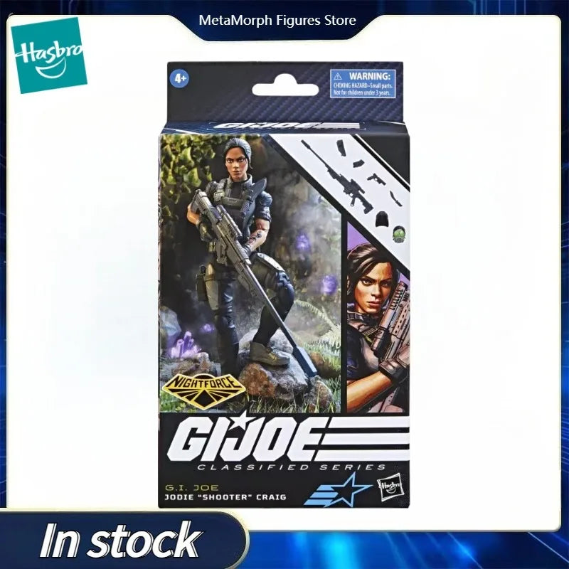Original Hasbro G.I. Joe Classified Series 90 Nightforce Jodie Shooter Craig Anime Figures Toys Models Collection