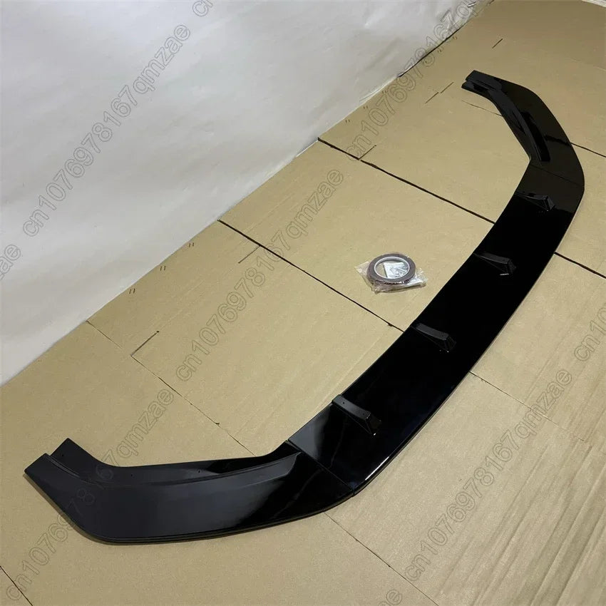 For Volkswagen Golf 7 MK7 GTI GTD R Rline 2013-2016 Front Bumper Splitter Lip Spoiler Diffuser Tuning Body Kits Gloss Black ABS