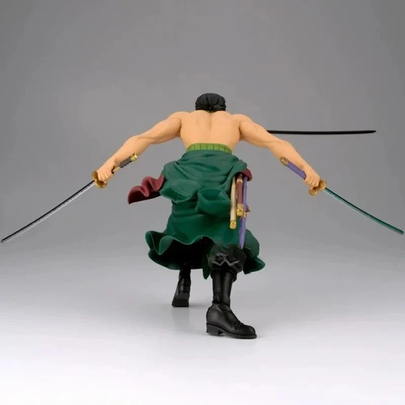 【IN STOCK】Original Banpresto Grandista One Piece Roronoa Zoro II 28cm Action Figure PVC Collectible Model Toy Gift