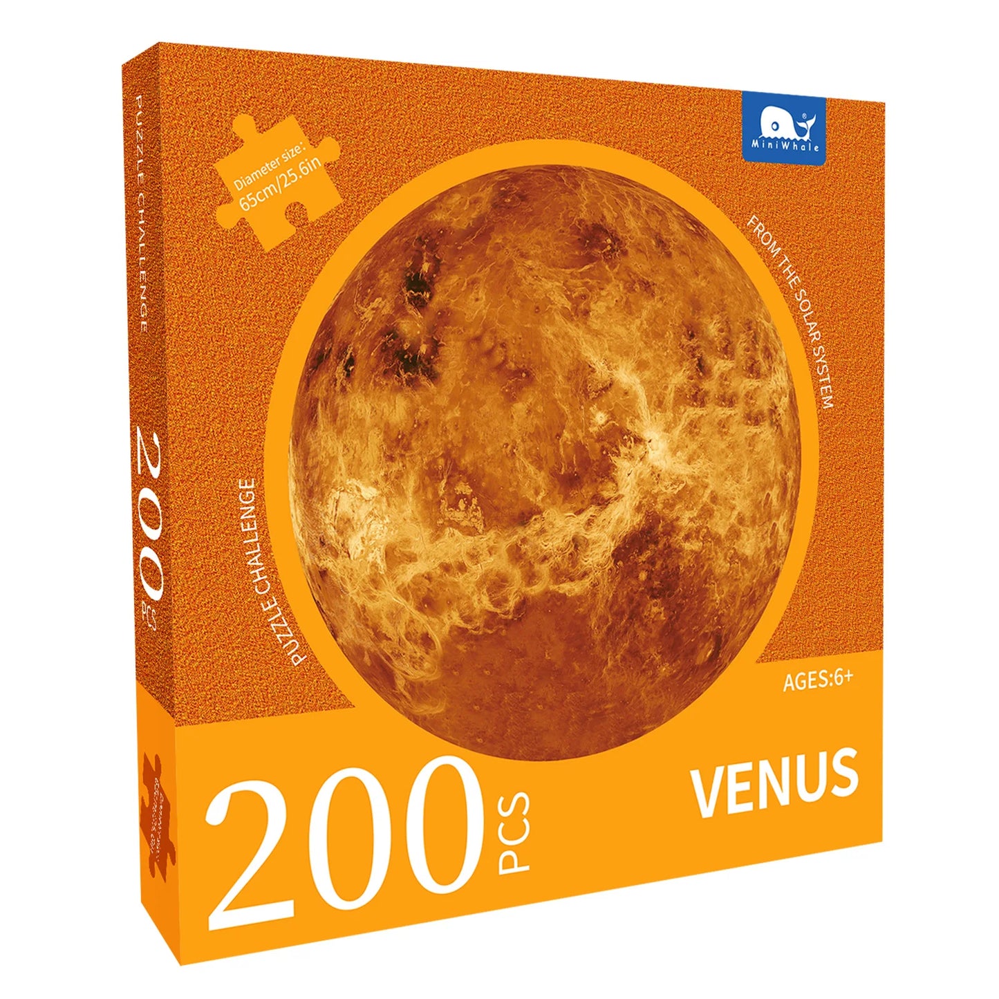 65*65cm Exquisite Paper Jigsaw puzzle Sun and Moon Puzzle 1000pcs 750pcs 600pcs 500pcs 400pcs 200pcs 100pcs Planet Series Puzzle