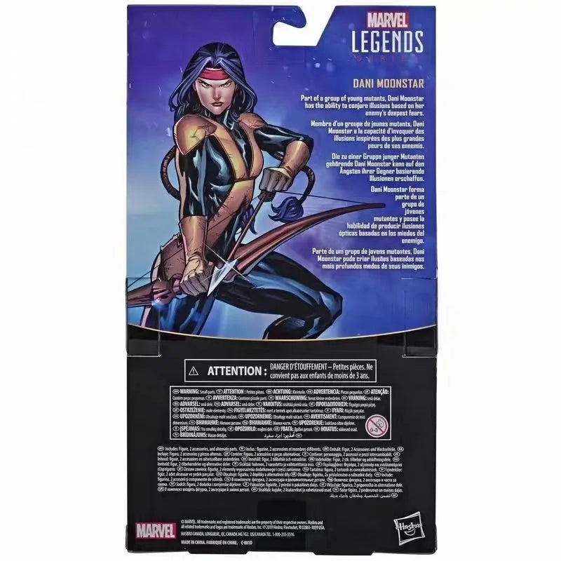 Original Hasbro Marvel Legends Series NEW MUTANTS DANI MOONSTAR Anime Figure Toy Model Collection