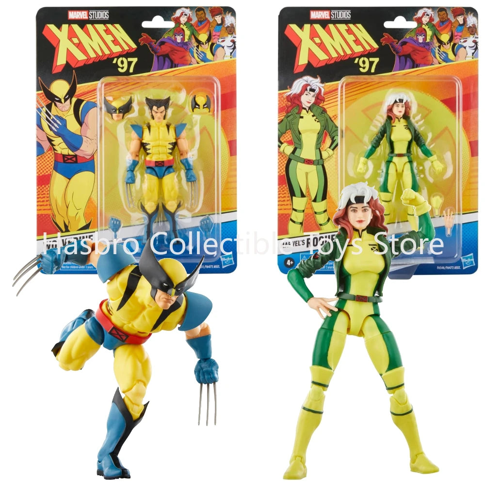 Marvel Legends Retro Cardback X-Men '97 Wolverine Magneto Action Figure Model