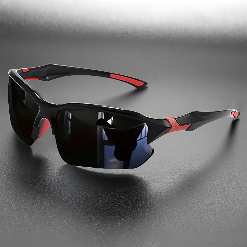 Unisex Lightweight and Durable PC Frame Lens Fashion Glasses Stylish Purple Black Contrasting Design Suitable for Casual Wear