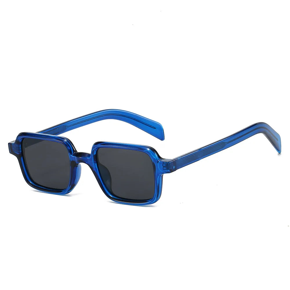 JNPCXI New Square Quality Sunglasses Women Shades UV400 Retro Trending Rivets Men Gradient Sun Glasses