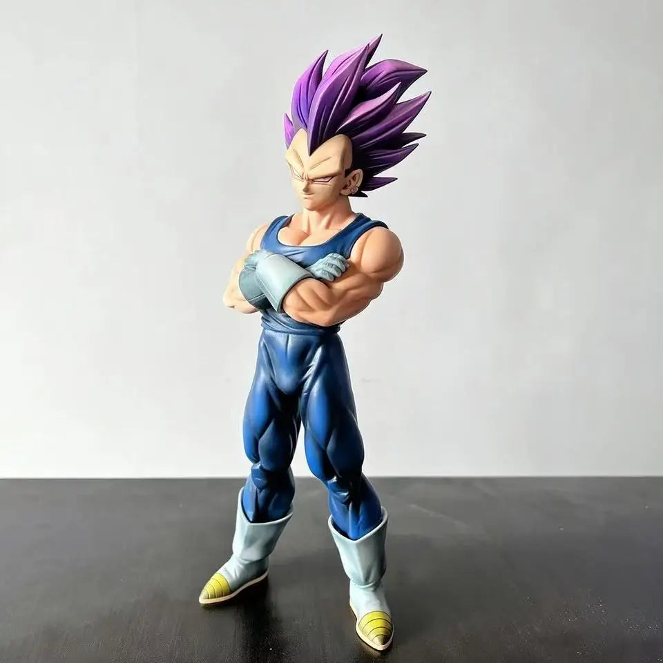 27cm/10.63inch Dragon Ball Z Majin Vegeta Figure Ultra Vegeta Super Saiyan Action Figures YJ Statue Collection Model Toys Gifts