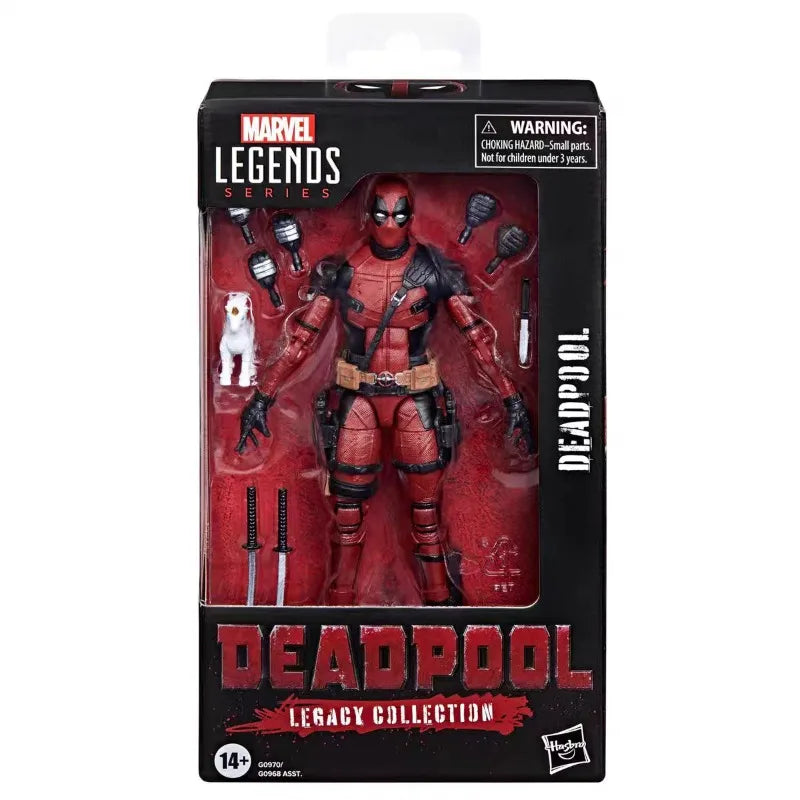Original Hasbro Marvel Legends Series LEGAGY COLLECTION Deadpool Anime Figure Toys Models Collection