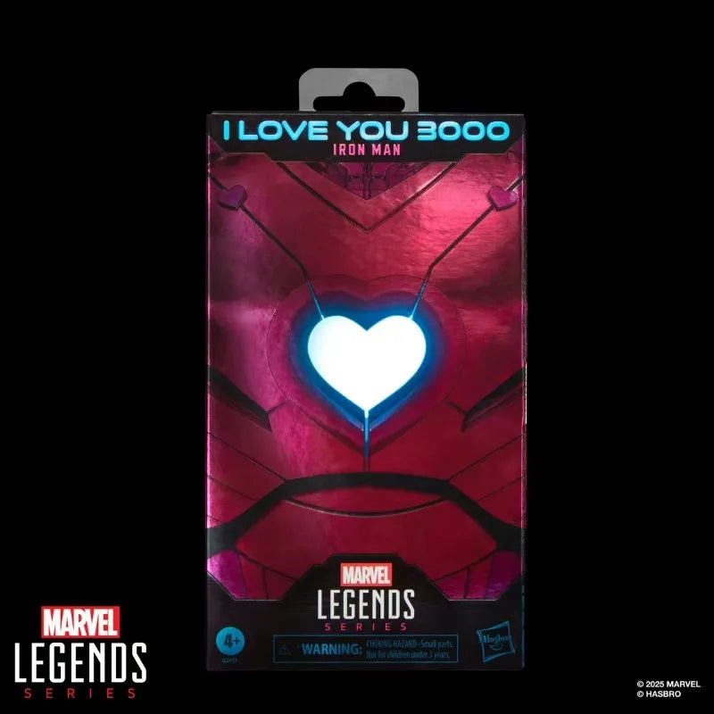 Original Hasbro Marvel Legends Series I LOVE YOU 3000 IRON MAN Anime Figure Toy Collection Model