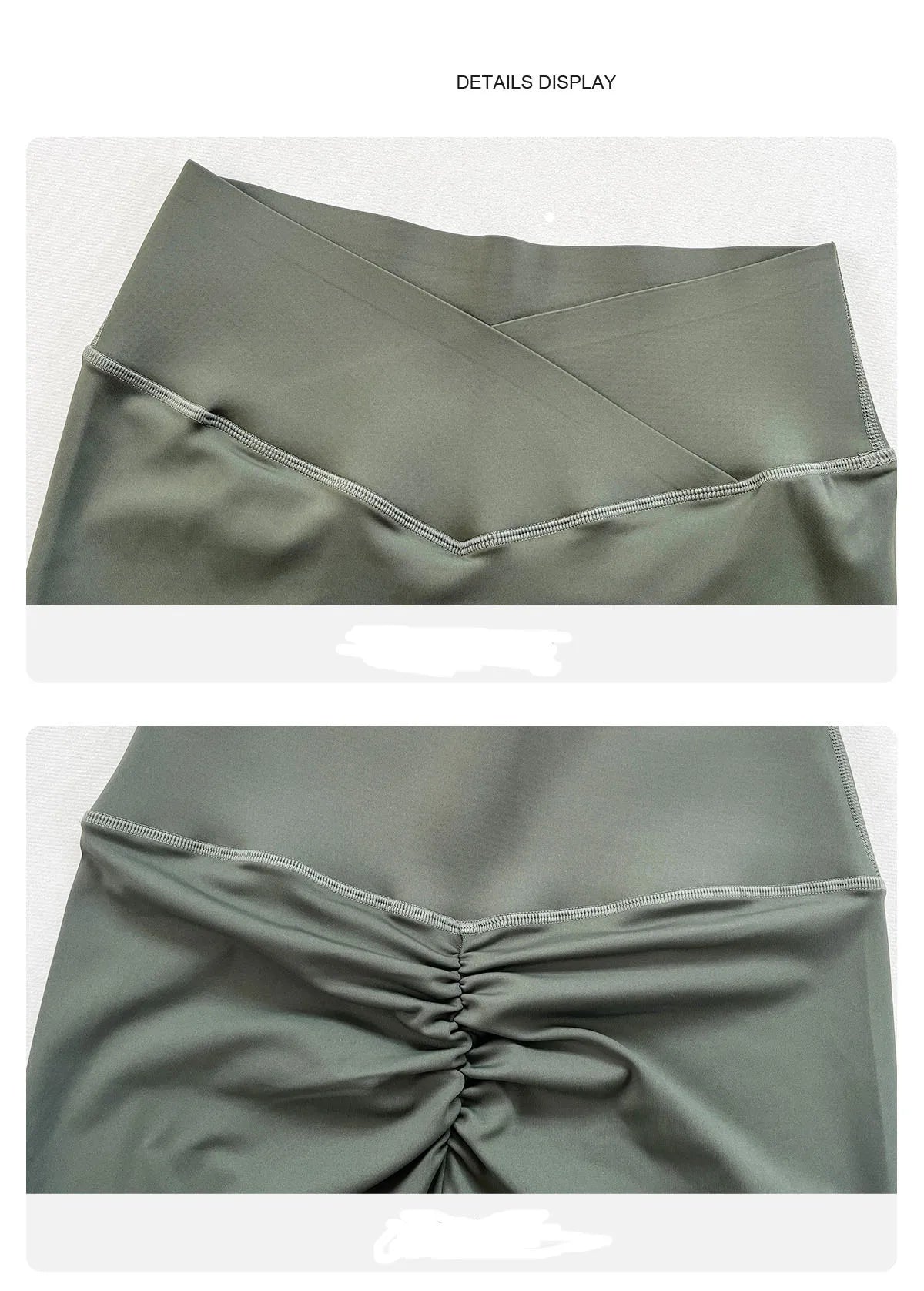 Cross Waist-Sculpting Yoga Miracle Pants, a must - have for sports. High elasticity, slimming and butt - lifting.