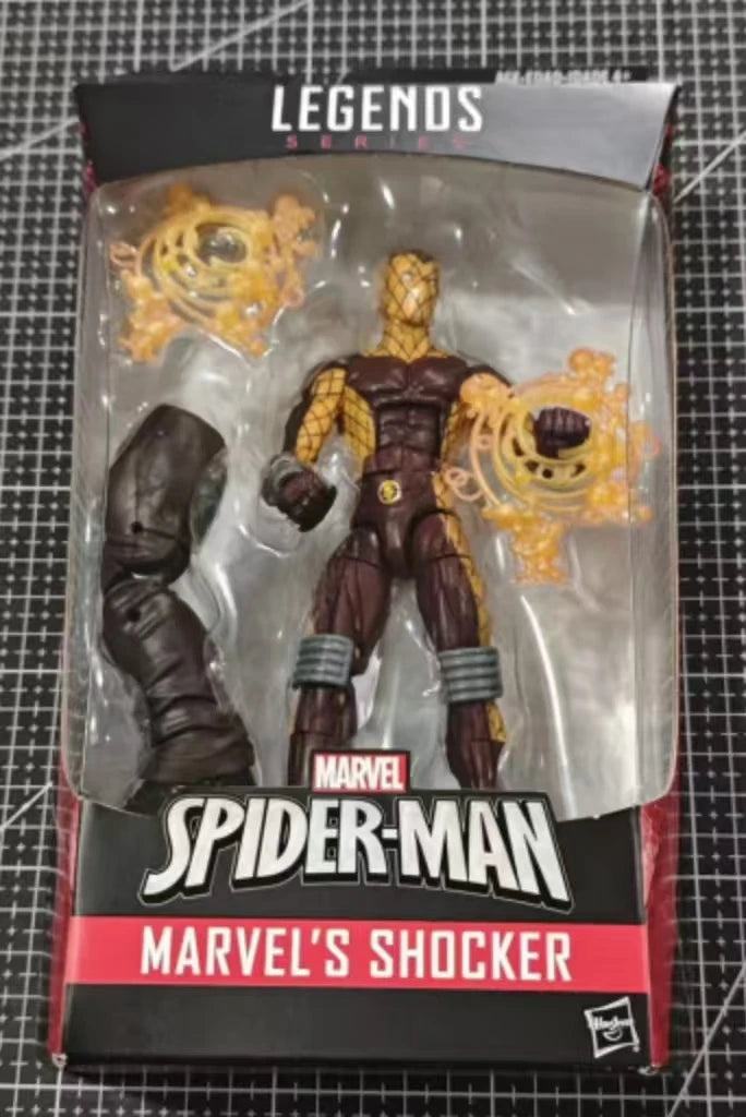 Original Hasbro Marvel Legends Series Spider-Man MARVEL'S SHOCKER Anime Figure Toy Collection Model