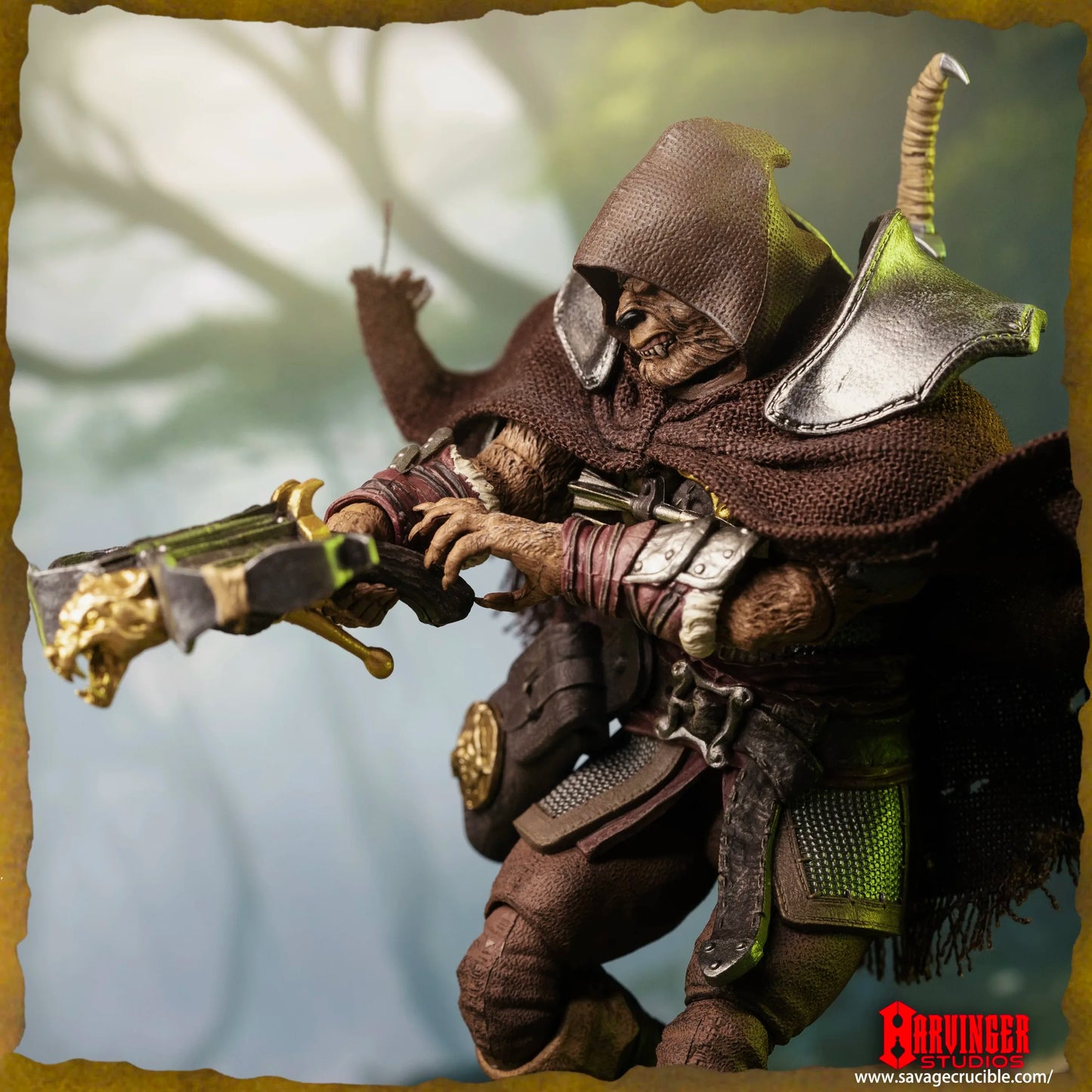 Harbinger Studios 1/12 7inch Action Figure Savage Crucible Wave 2 Jaeger Nashom Krieger Whoman Barbarian Anime Model