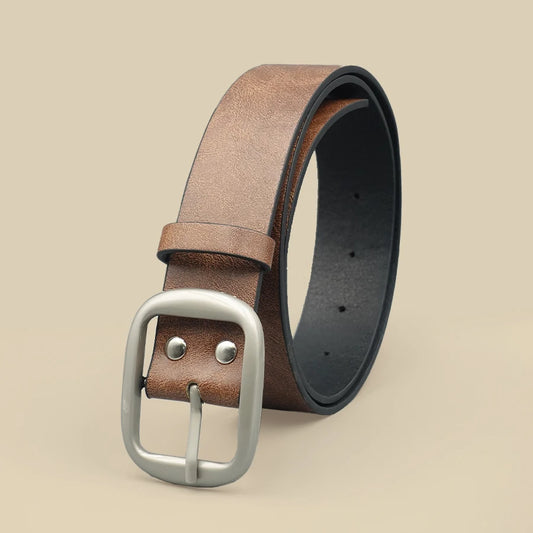 Vintage Western Style Belt - Minimalist & Versatile, Perfect for Daily Commute & Casual Holiday Wear