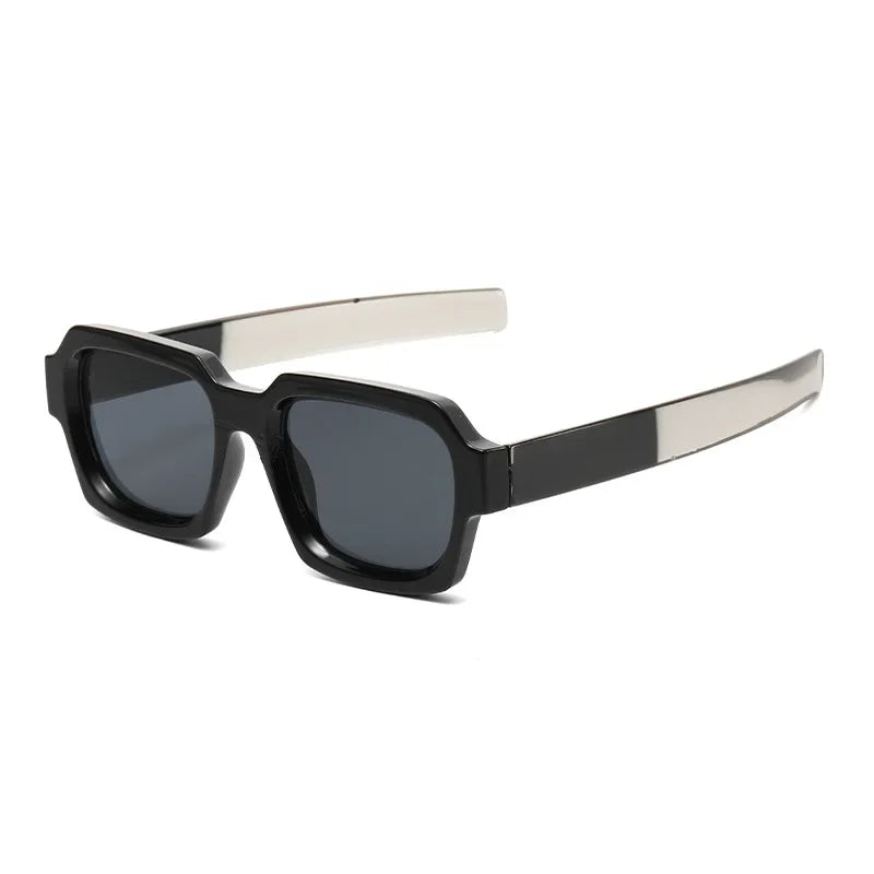 JNPCXI Ins Popular Fashion Square Polarized Sunglasses Women Retro Punk Shades UV400 Men Trending Sun Glasses
