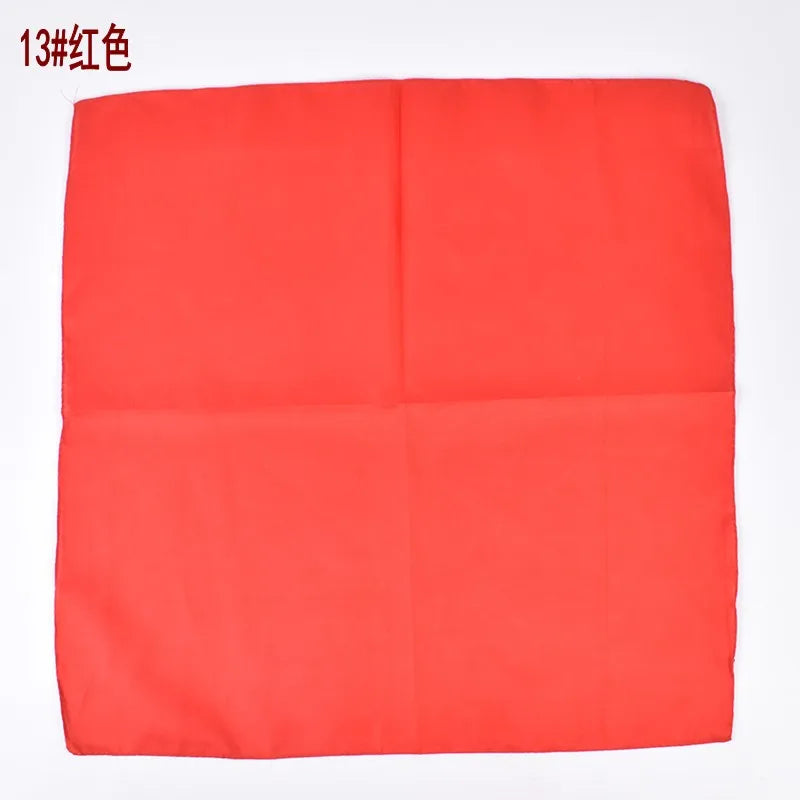 New Fashion Retro Polyester Solid Color Hip Hop Street Dance Headband Multifunctional Cycling Mask 53 Small Square Scarf