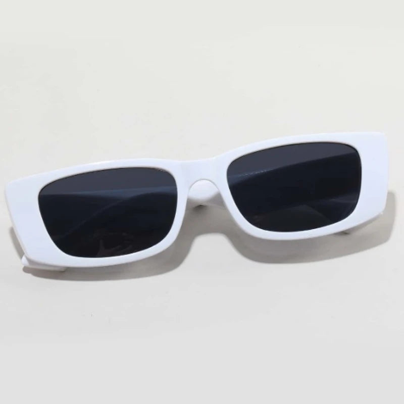 1 Pair of Unisex Rectangular Sunglasses Fashionable Style Suitable for Family Outings Travel Holiday Wear Sports
