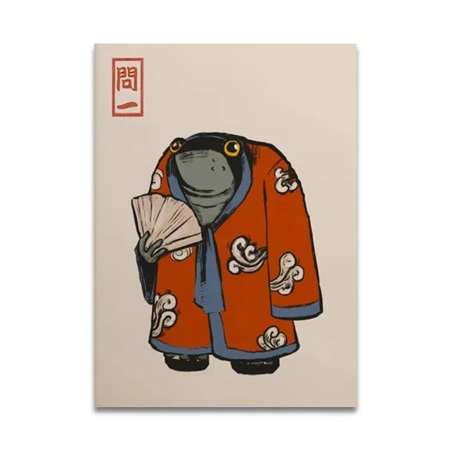 Japanese Music Canva Wall Art Print Poster Exhibition Modern Home Decor Unfram12