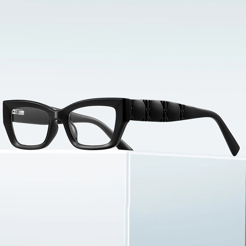 JNPCXI TR90 Butterfly Simple Design Women Anti-Blue Light Reading Eyeglasses Myopia Prescritption Computer Eyewear