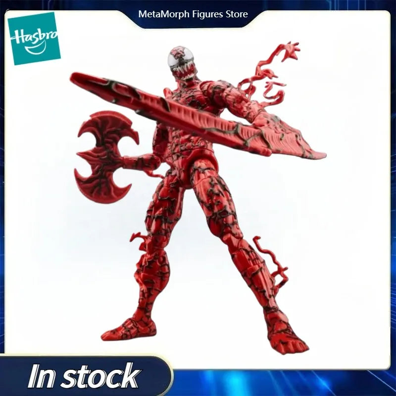 Original Hasbro Marvel Legends Series Retro Comics Spider-man CARNAGE Anime Figure Toys Collection Model