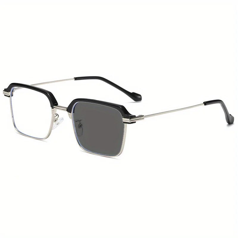 Fashion Business Color Changing Men's and Women's Metal Boxed Glasses