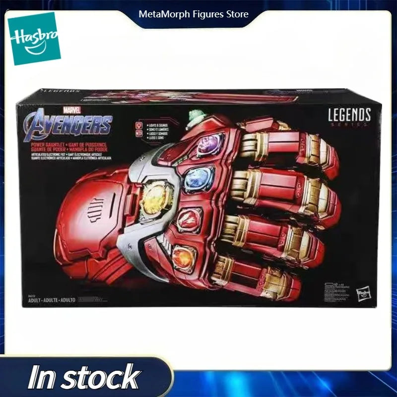 Original Hasbro Marvel Legends Series AVENGERS POWER GAUNTLET Unlimited Gloves Anime Figure Toy Collection Gift