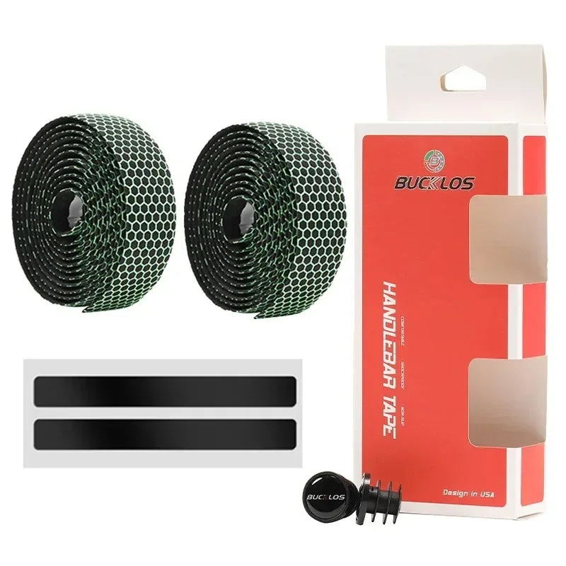 BUCKLOS Professional Handlebar Tape Gravel Road Bike Damping Wrap Belt Gradient Bicycle Non-slip Cycling Handle Bar Accessories