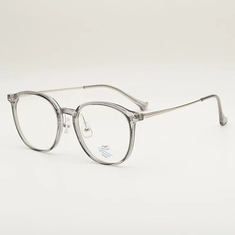 Anti-blue Light Anti-radiation Glasses Luxury Frame Glasses Female Korean Version Big Face Round Face Plain Net Red Glasses Flat