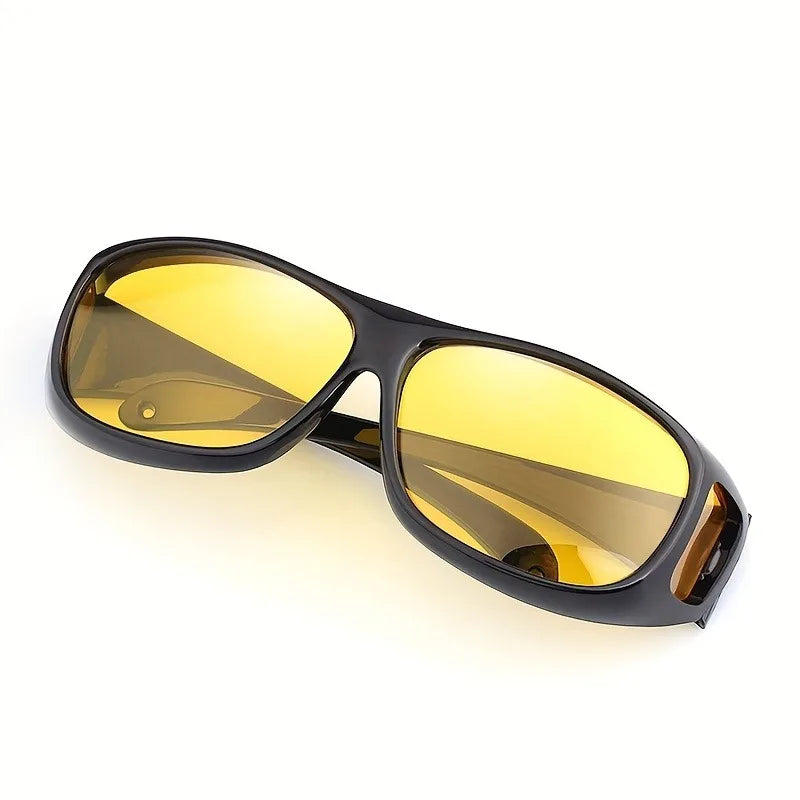 4 Pairs of Polarized Night Vision Goggles Anti Glare Night Driving Goggles for Men and Women High-definition Lenses