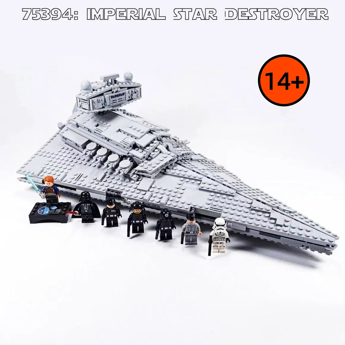 MINISO Disney 1555Pcs 75394 Imperial Star Destroyer Buidling Blocks Wars Bricks