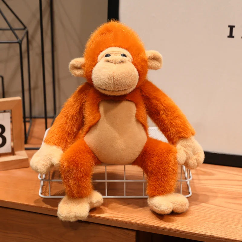 kawaii Monkey Plush Soft Comfort stuffed Dolls Decor Pillow Cartoon Animals golden monkey kids Birthday Christmas Gifts