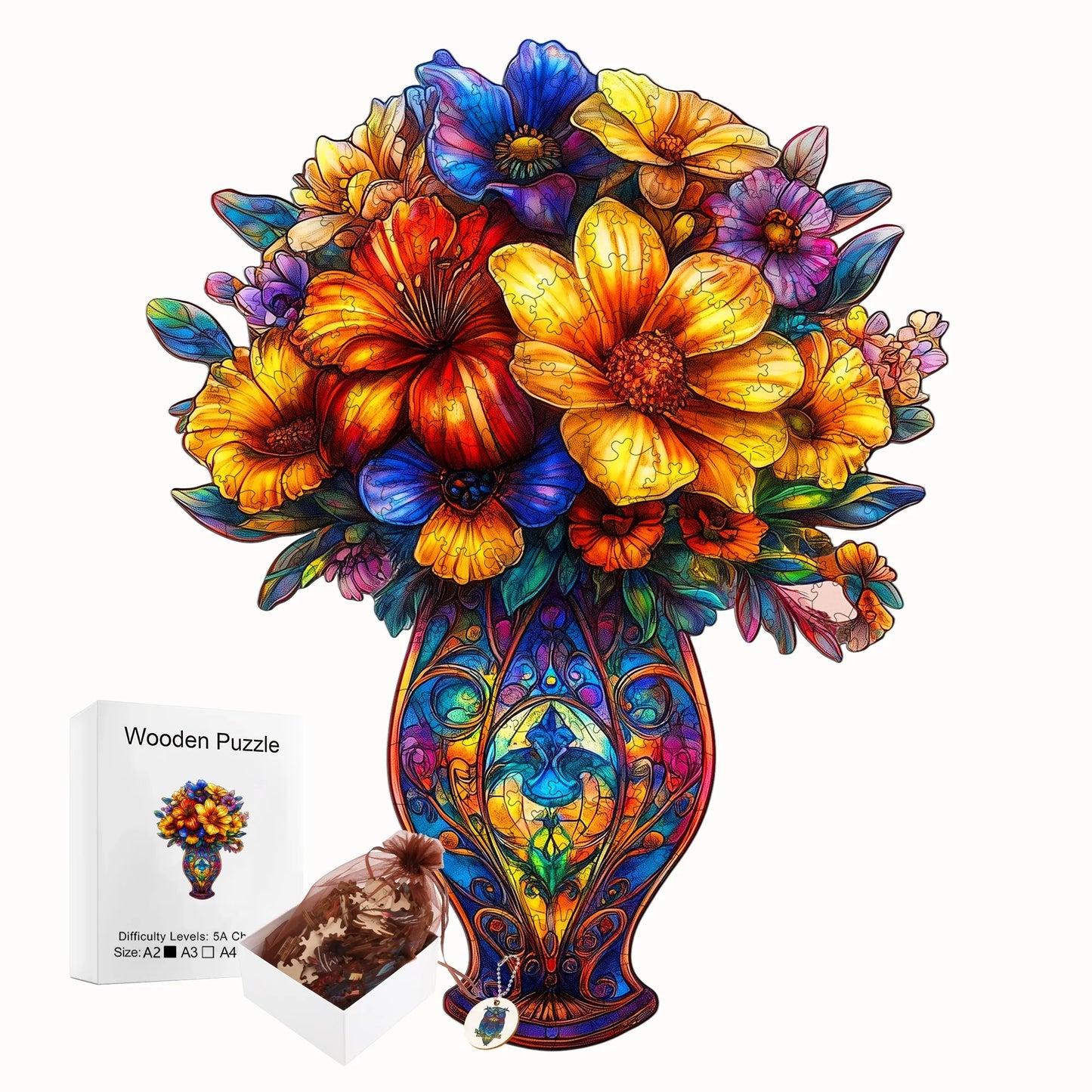 Marvellous Wooden Puzzle Unique Style Wooden Decor Christmas and Halloween Gift Toy for Teen and Kid