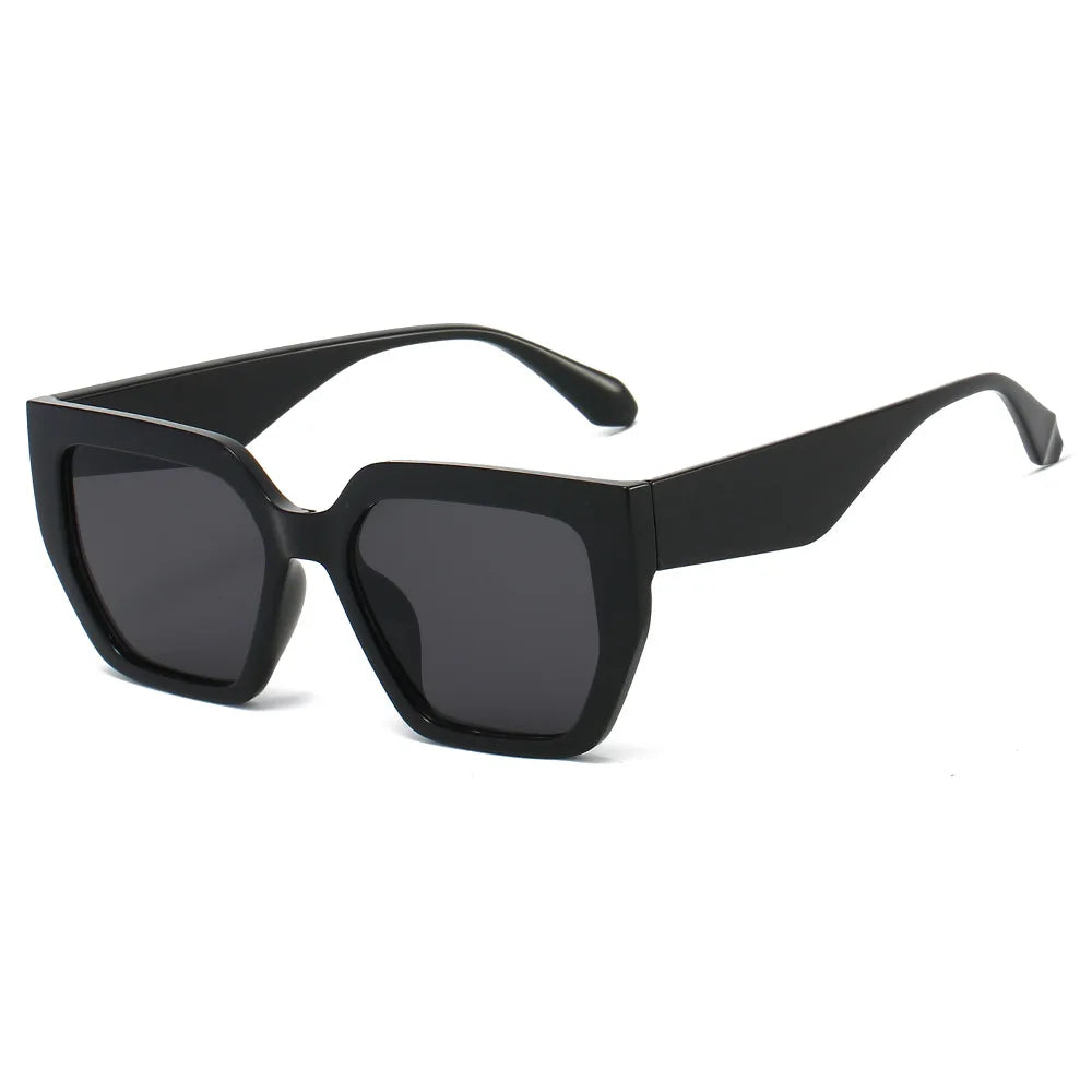 JNPCXI Ins Popular Fashion Square Sunglasses Women Retro Rivets Men Trending Leopard Green Sun Glasses Shades UV400