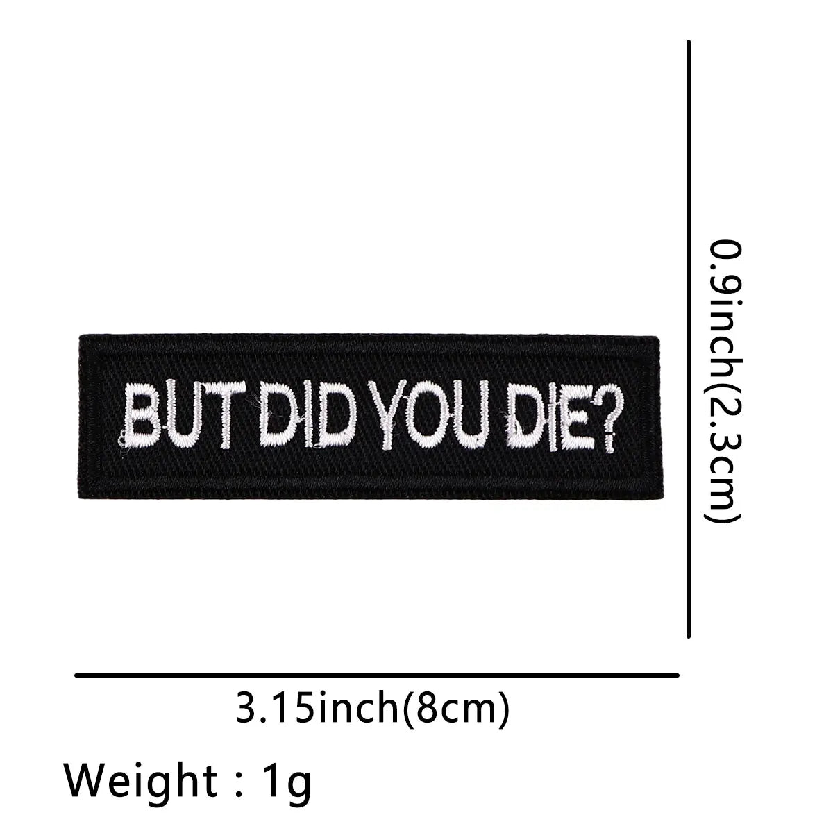 Warning Signs Patch NOTICE Iron On Patches For Clothing Stickers Quotes Embroidered Patches On Clothes DIY Clothes Stripesigns