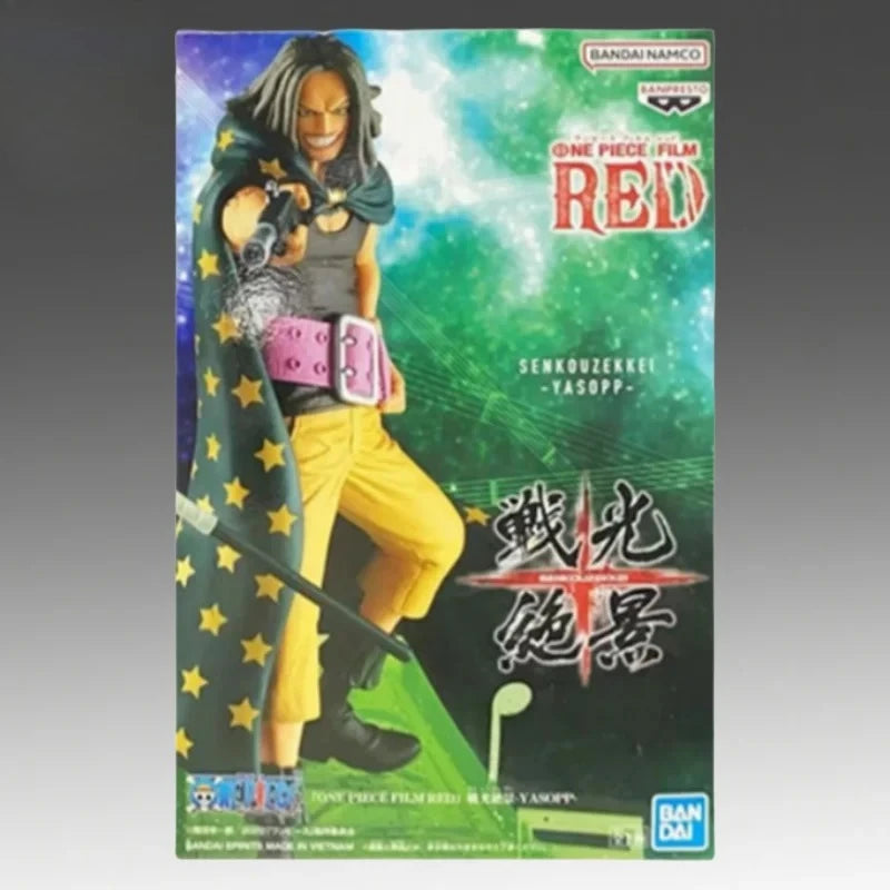 【IN STOCK】Original Banpresto One Piece Yasopp Red Hair Pirates Sniper 17cm Figure PVC Collectible Model Toy Gift