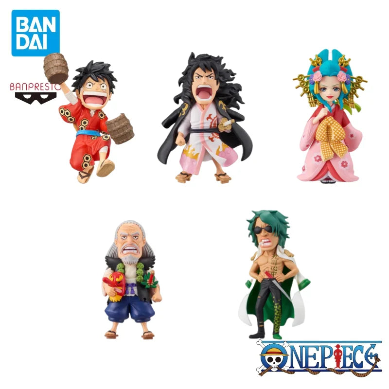 Special OfferIn Stock 100% Original Bandai Banpresto One Piece Wcf Wano Country Animation Peripherals Mol Garage Gift Collectibl