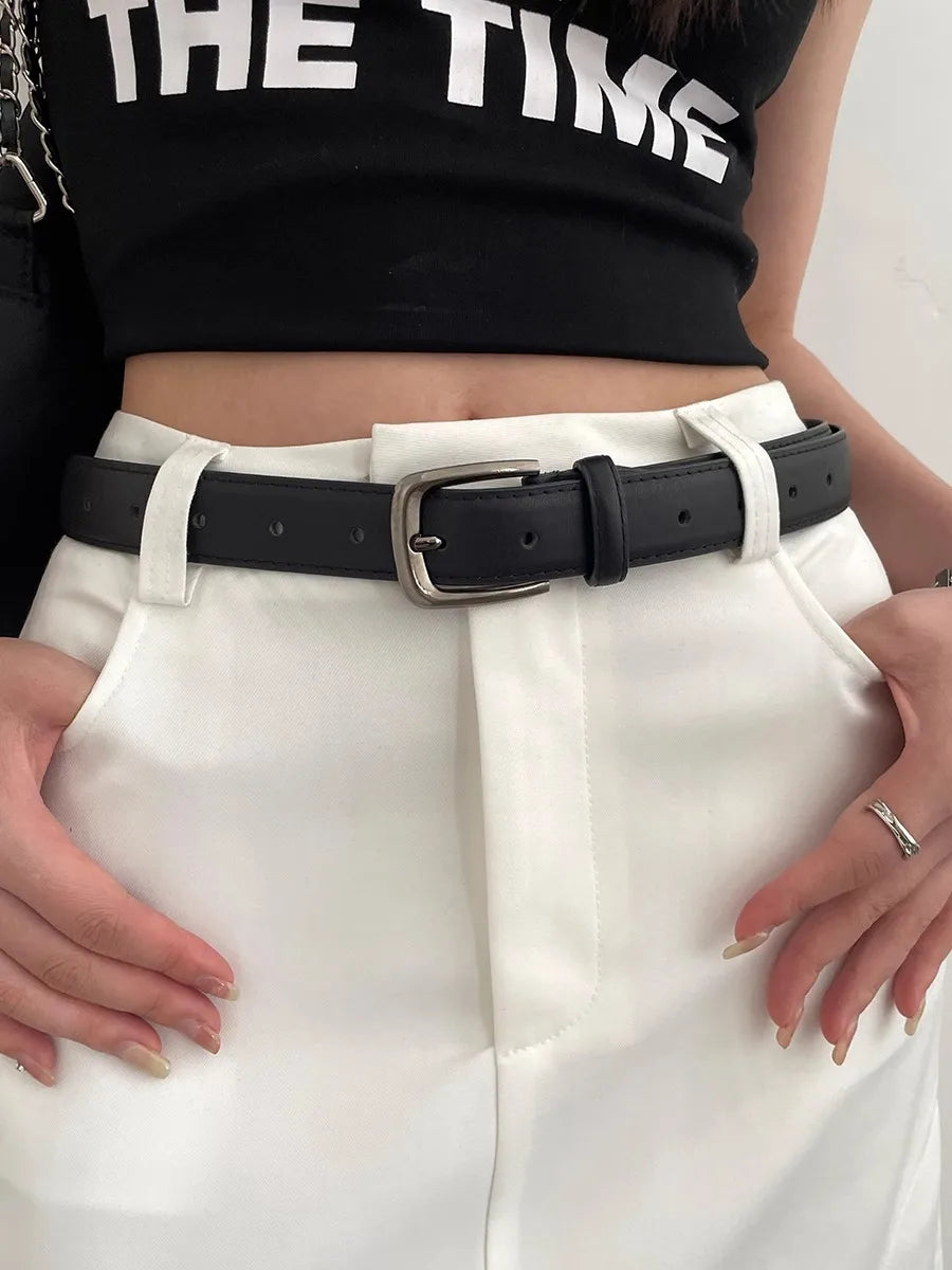 Decorative Belt Women With Skirts And Simple Korean Version Of The New Brown Belt Accessories High-End Sense