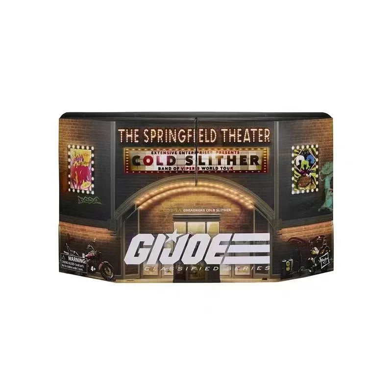 Original Hasbro G.I. Joe Classified Series THE SPRINGFIELD THE ATER COLD SLITHER Anime Figures Toys Models Collection
