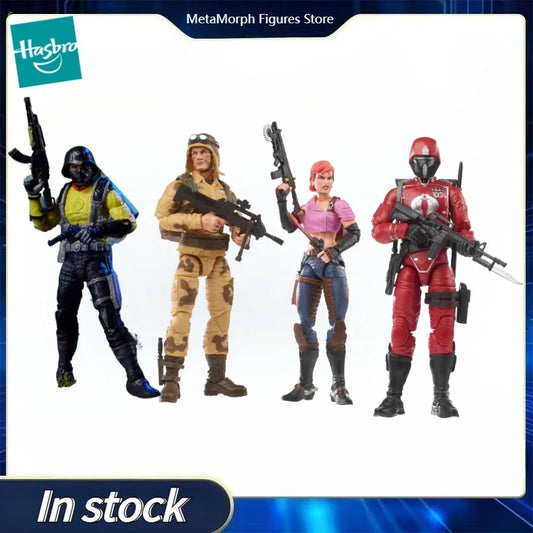 Original Hasbro G.I. Joe GI Joe Classfied Series Zarana/PYTHON PATROL DFFICER/Dusty/Crimson Guard Action Figure Collection Toys